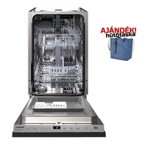 NODOR - Beépíthető mosogatógép NorCare DW-4611 I SL + Ajándék Hűtőtáska NODOR - Beépíthető mosogatógép NorCare DW-4611 I SL + Ajándék Hűtőtáska