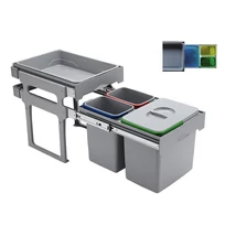 EKOTECH - Beépíthető hulladékgyűjtő TANK 40 - 1x16 liter+2x8 liter EKOTECH - Beépíthető hulladékgyűjtő TANK 40 - 1x16 liter+2x8 liter