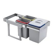 EKOTECH - Beépíthető hulladékgyűjtő EKKO EASY 40 - 1x16 liter+2x8 liter EKOTECH - Beépíthető hulladékgyűjtő EKKO EASY 40 - 1x16 liter+2x8 liter