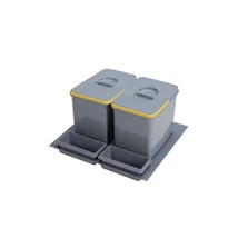 EKOTECH - Beépíthető hulladékgyűjtő PRACTIKO 600 - 2x12 liter + 2 tartó EKOTECH - Beépíthető hulladékgyűjtő PRACTIKO 600 - 2x12 liter + 2 tartó