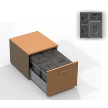 EKOTECH - Beépíthető hulladékgyűjtő JAZZ 45 - 1x15 liter+3x7 liter EKOTECH - Beépíthető hulladékgyűjtő JAZZ 45 - 1x15 liter+3x7 liter