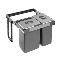 EKOTECH - Beépíthető hulladékgyűjtő FREE JAZZ SHORT 60 - 2x20 liter EKOTECH - Beépíthető hulladékgyűjtő FREE JAZZ SHORT 60 - 2x20 liter