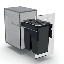 EKOTECH - Beépíthető hulladékgyűjtő FRONT 40 - 2x26 liter   EKOTECH - Beépíthető hulladékgyűjtő FRONT 40 - 2x26 liter