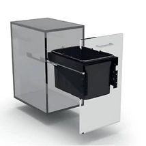 EKOTECH - Beépíthető hulladékgyűjtő FRONT 40 - 1x34 liter  EKOTECH - Beépíthető hulladékgyűjtő FRONT 40 - 1x34 liter