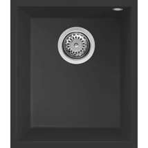 ELLECI - Mosogatótálca Quadra 100 UM G40 Nero munkalap alá szerelhető ELLECI - Mosogatótálca Quadra 100 UM G40 Nero munkalap alá szerelhető