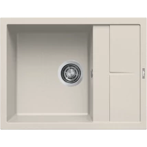 ELLECI- Mosogatótálca Unico 125 65x50 Granitek 1 m. +cseppt. Bianco soft G39   AM