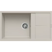 ELLECI - Mosogatótálca Unico 410 86x50 Granitek egymedence + csepptálca G39 Bianco soft