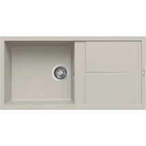 ELLECI - Mosogatótálca Unico 480 100x50 Granitek egymedence + csepptálca G39 Bianco soft