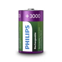 Philips ELEM TÖLTHETŐ R20 "D" 3000mAh 2db Bliszter R20B2A300/10