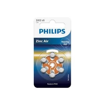 Philips ELEM HALLÓKÉSZHEZ CINK-LEVEGŐ 1.4V 6-BLISZTER ZA13B6A/00