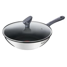 Tefal SERPENYŐ WOK + FEDŐ  28 CM DAILY COOK G7309955 Tefal SERPENYŐ WOK + FEDŐ  28 CM DAILY COOK G7309955