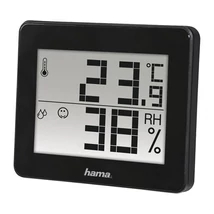 Hama HŐ ÉS PÁRATARTALOM MÉRŐ "TH-130", FEKETE 00186361