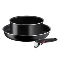 Tefal SERPENYŐ SZETT INGENIO 6 EASY COOK N CLEAN BLACK 3 RÉSZES L1539243