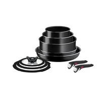 Tefal SERPENYŐ SZETT INGENIO 6 EASY COOK N CLEAN BLACK 10 RÉSZES L1539053 Tefal SERPENYŐ SZETT INGENIO 6 EASY COOK N CLEAN BLACK 10 RÉSZES L1539053