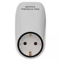 Emos ALJZAT 2XUSB SCHUKO, FEHÉR P0072 Emos ALJZAT 2XUSB SCHUKO, FEHÉR P0072