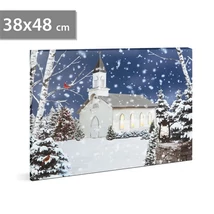 Family Christmas LED FALI KÉP 48 X 38 CM 58473 Family Christmas LED FALI KÉP 48 X 38 CM 58473
