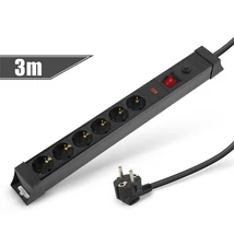 Delight ELOSZTÓ 6-OS TÚLFESZÜLTSÉG ÉS TÚLÁRAM VÉDETT, KAPCSOLÓS, 3M 20249 Delight ELOSZTÓ 6-OS TÚLFESZÜLTSÉG ÉS TÚLÁRAM VÉDETT, KAPCSOLÓS, 3M 20249