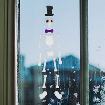 Family Halloween SZÍNES GÉL ABLAKDEKOR, CSONTVÁZ, 46 X 12 CM 58107M Family Halloween SZÍNES GÉL ABLAKDEKOR, CSONTVÁZ, 46 X 12 CM 58107M