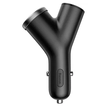 Baseus SZIVARGYÚJTÓ ADAPTER ELOSZTÓ, SZIVARGYÚJTÓ+2 USB ALJZAT, 40W BSC-C16N_B