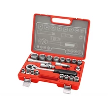 Extol Premium DUGÓKULCS KÉSZLET, RACSNIS 45FOG, 1/2" 21DB, 10-32MM 6523