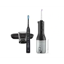 Philips ELEKTROMOS FOGKEFE ÉS FOGKÖZTISZTÍTÓ CSOMAG, FEKETE HX3886/43