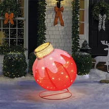 @home - xmas VILÁGÍTÓ DEKORÁCIÓ, GÖMBDÍSZ, 60 LED, 60 X 83 CM, PIROS 59772C @home - xmas VILÁGÍTÓ DEKORÁCIÓ, GÖMBDÍSZ, 60 LED, 60 X 83 CM, PIROS 59772C