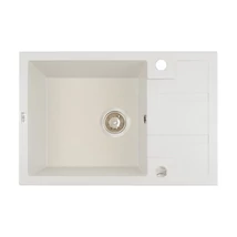 Laveo BARBADOS jázmin mini csepptálcás mosogató dugókiemelős helytakarékos szifonnal Laveo BARBADOS jázmin mini csepptálcás mosogató dugókiemelős helytakarékos szifonnal