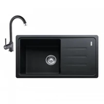 FRANKE SZETT MALTA BSG 611-78 S + POLA 1.0 csap + grafit mos.szer adagoló