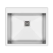 AS 251S HAND MADE prémium inox mosogató SZIFONNAL