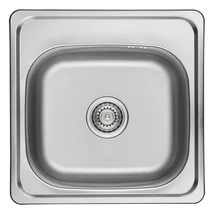 LAVEO STANDARD egymedencés inox mosogató szifonnal