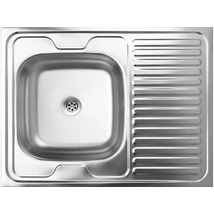 LAVEO LON 60 teletetős egymedence csepptálcás inox mosogató szifonnal K. LAVEO LON 60 teletetős egymedence csepptálcás inox mosogató szifonnal K.