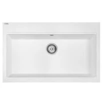 LAVEO TAU 7 nagymedencés mosogató, fehér LAVEO TAU 7 nagymedencés mosogató, fehér