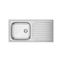 OKIO LINE 104 FLAT 1B 1D BIG 1000X500 Rozsdamentes Mosogatótálca RODI OKIO LINE 104 FLAT 1B 1D BIG 1000X500 Rozsdamentes Mosogatótálca RODI