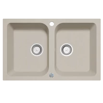 CELINE 2B 760X480 gránit mosogató Light Beige GRANMASTER CELINE 2B 760X480 gránit mosogató Light Beige GRANMASTER