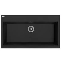 LAVEO TAU 9 nagymedencés mosogató, matt fekete LAVEO TAU 9 nagymedencés mosogató, matt fekete