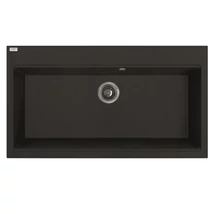 LAVEO TAU 9 nagymedencés mosogató, matt fekete