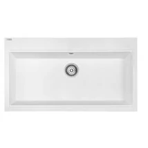 LAVEO TAU 9 nagymedencés mosogató, fehér LAVEO TAU 9 nagymedencés mosogató, fehér