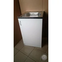 500X500 Komplett 1 medencés nyílóajtós mosogatószekrény FEHÉR