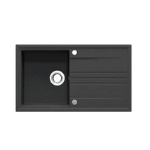 LUKA 1B 1D 860x500 gránit mosogató Metál Fekete GRANMASTER LUKA 1B 1D 860x500 gránit mosogató Metál Fekete GRANMASTER