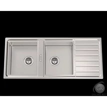 FUSION 116 2B 1D 1160X500 Rozsdamentes Mosogatótálca RODI ELITE FUSION 116 2B 1D 1160X500 Rozsdamentes Mosogatótálca RODI ELITE