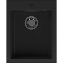 IVo 1B 400x500 gránit mosogató Metál Fekete GRANMASTER IVo 1B 400x500 gránit mosogató Metál Fekete GRANMASTER
