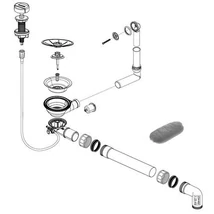 BLANCO dugókiem egytál silgr InFino BLANCO dugókiem egytál silgr InFino