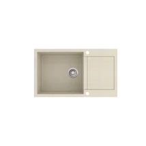 EVIDO Cubo XL 6S compact gránit mosogató, 860 x 500 mm, bézs