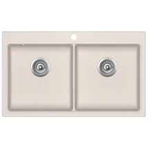 EVIDO Quadro 9 gránit mosogató, 860 x 510 mm, bézs
