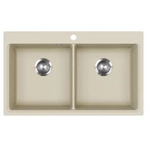 EVIDO Quadro 9 gránit mosogató, 860 x 510 mm, bézs EVIDO Quadro 9 gránit mosogató, 860 x 510 mm, bézs