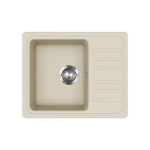 EVIDO Home 45S compact gránit mosogató, 575 x 460 mm, bézs