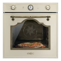 SMEG PIROLITIKUS HŐLÉGKEVERÉSES SÜTŐ, Cortina design, 60 cm, analóg, bézs SMEG PIROLITIKUS HŐLÉGKEVERÉSES SÜTŐ, Cortina design, 60 cm, analóg, bézs