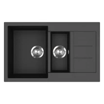 EVIDO Cubo 6S compact gránit mosogató800x500 antracit