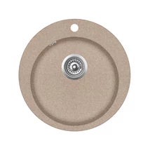 EVIDO Tondo kerek gránit mosogató, 505 mm,avena EVIDO Tondo kerek gránit mosogató, 505 mm,avena