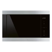 SMEG MIKROHULLÁMÚ SÜTŐ, Classic design, beépíthető, 25 liter, inox